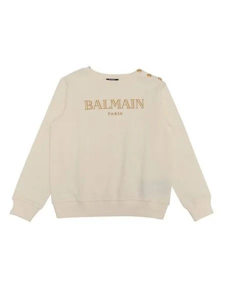 Logo Embroidered Jersey Sweatshirt