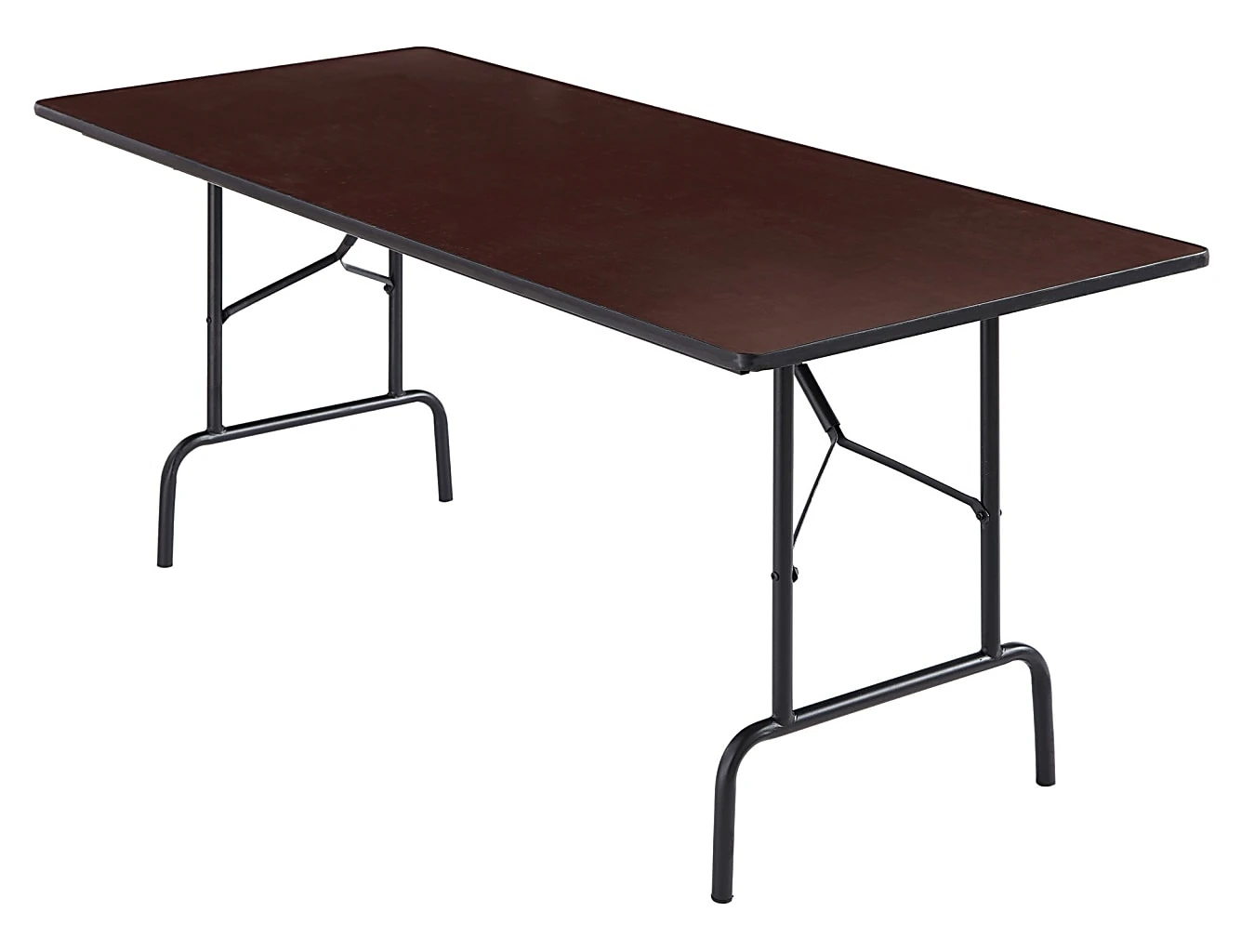 Realspace Folding Table 29"h X 72"w X 30"d Walnut