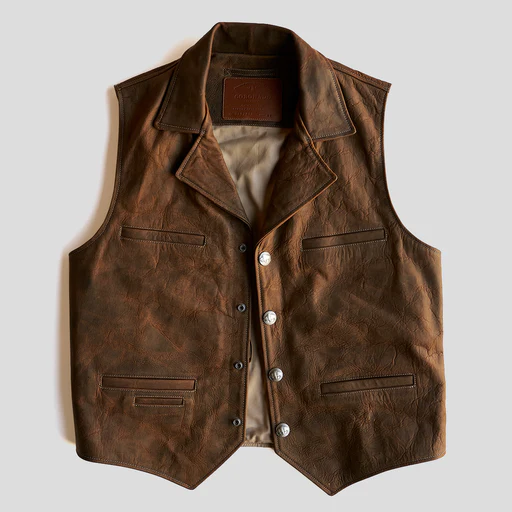 No.39 Indy Bison Ranchers Vest | Brown - 60 Tall