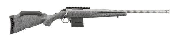 Ruger American 223 Rem 20 Inch 10 Round Bolt Rifle With Fluted Threaded Barrel Gun Metal Grey