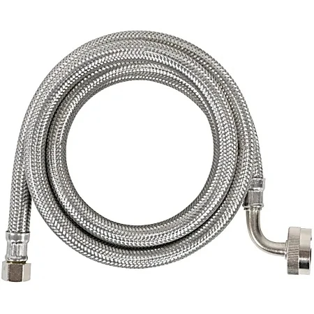 Certified Appliance Accessories Braided Stainless Steel Dishwasher Connector With Fgh Elbow - 48" - Silver, Stainless Steel