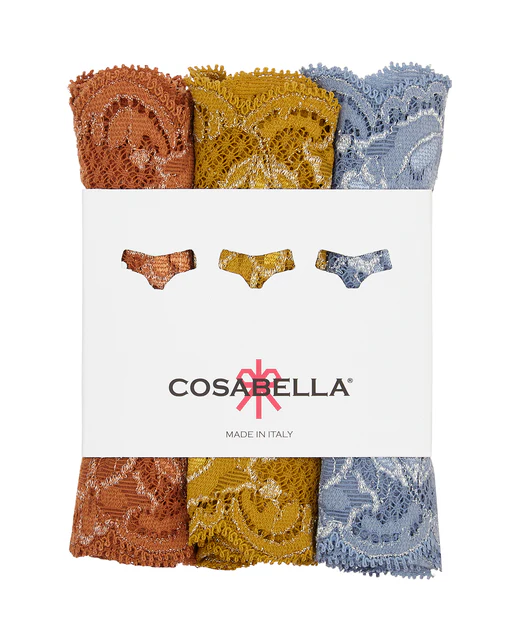 Never Say Never Metallics Pack De 3 Tangas Comfie