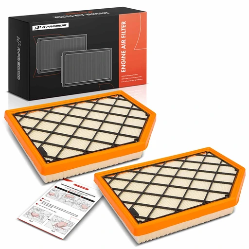 2 Pcs Engine Air Filter For 2022-2025 Ford Bronco