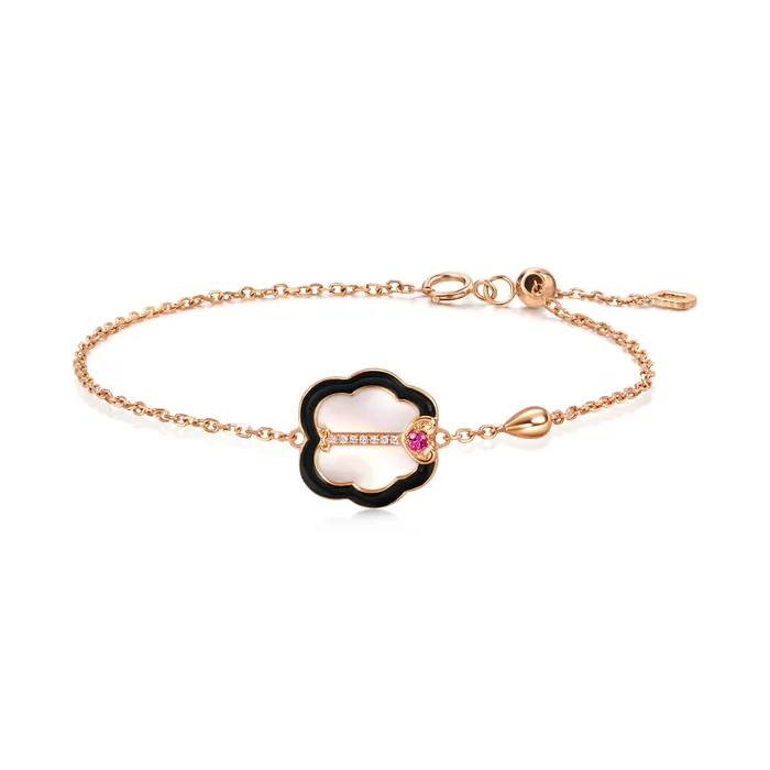Cultural Blessings - 18k Rose Gold Bracelet