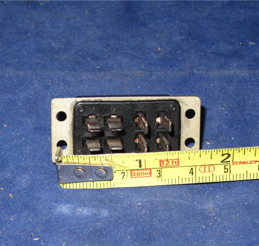 Miniature Jones Plug, 8 Pin Male For Ems Synthi-a, Ems Synthi-aks, Ems Sequencer, Vcs3, Dks1/2