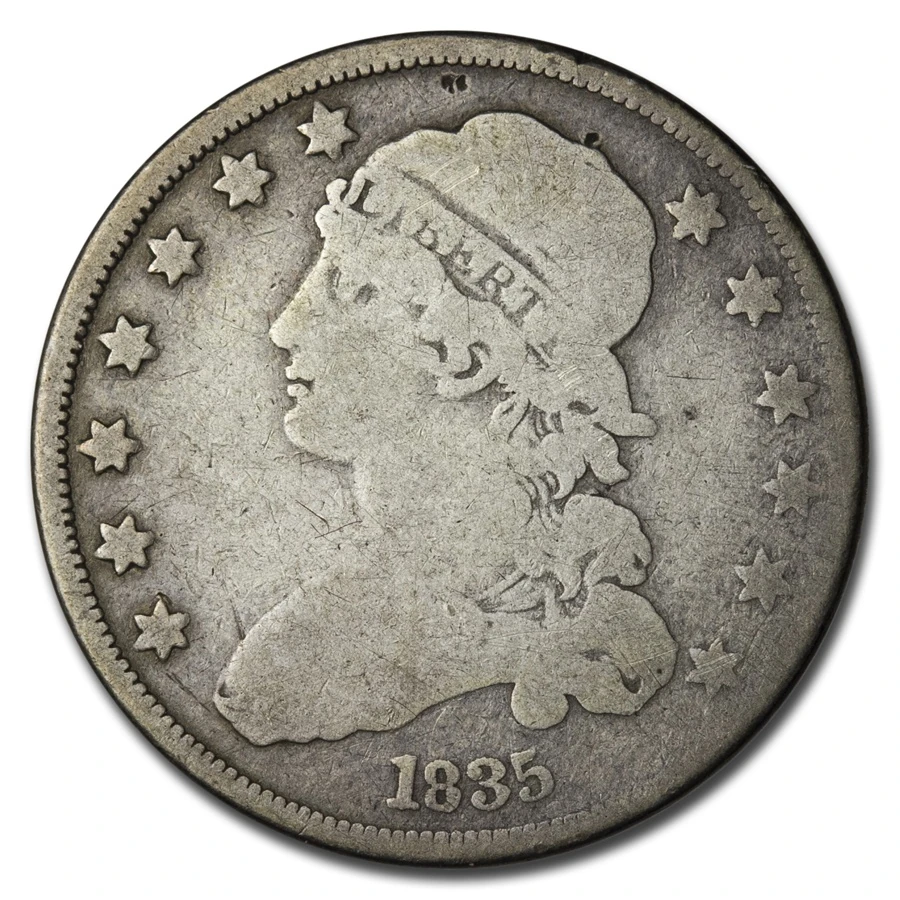 1835 Capped Bust Quarter Good