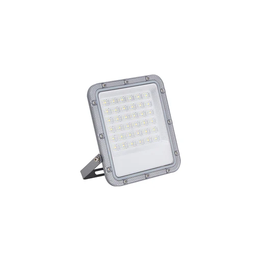 Slimshine | Led Flood Light | 50 Watt | 5500 Lumens | 6500k | 110-277v | U-bracket Mount | Ip66 - Silver/tier 1