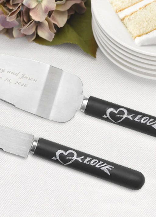 Personalized Love Chalk Serving Set