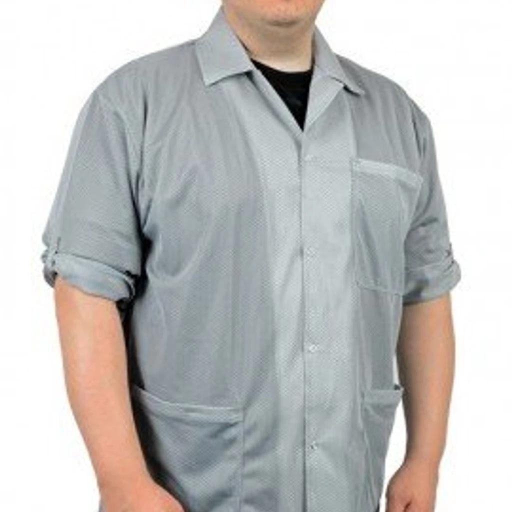 Desco 74323 Statshield Smock, Large, Gray