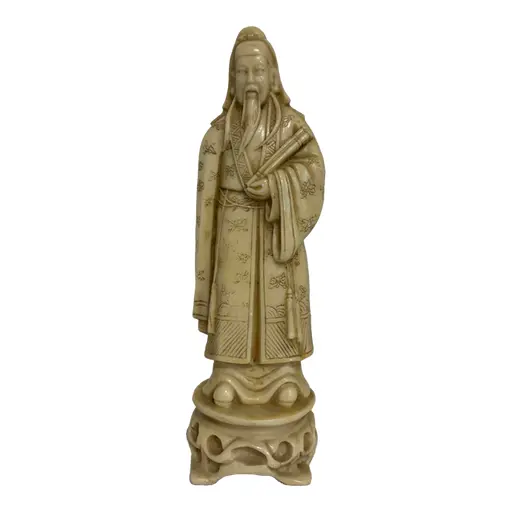 Antique Carved Bone Asian Figure