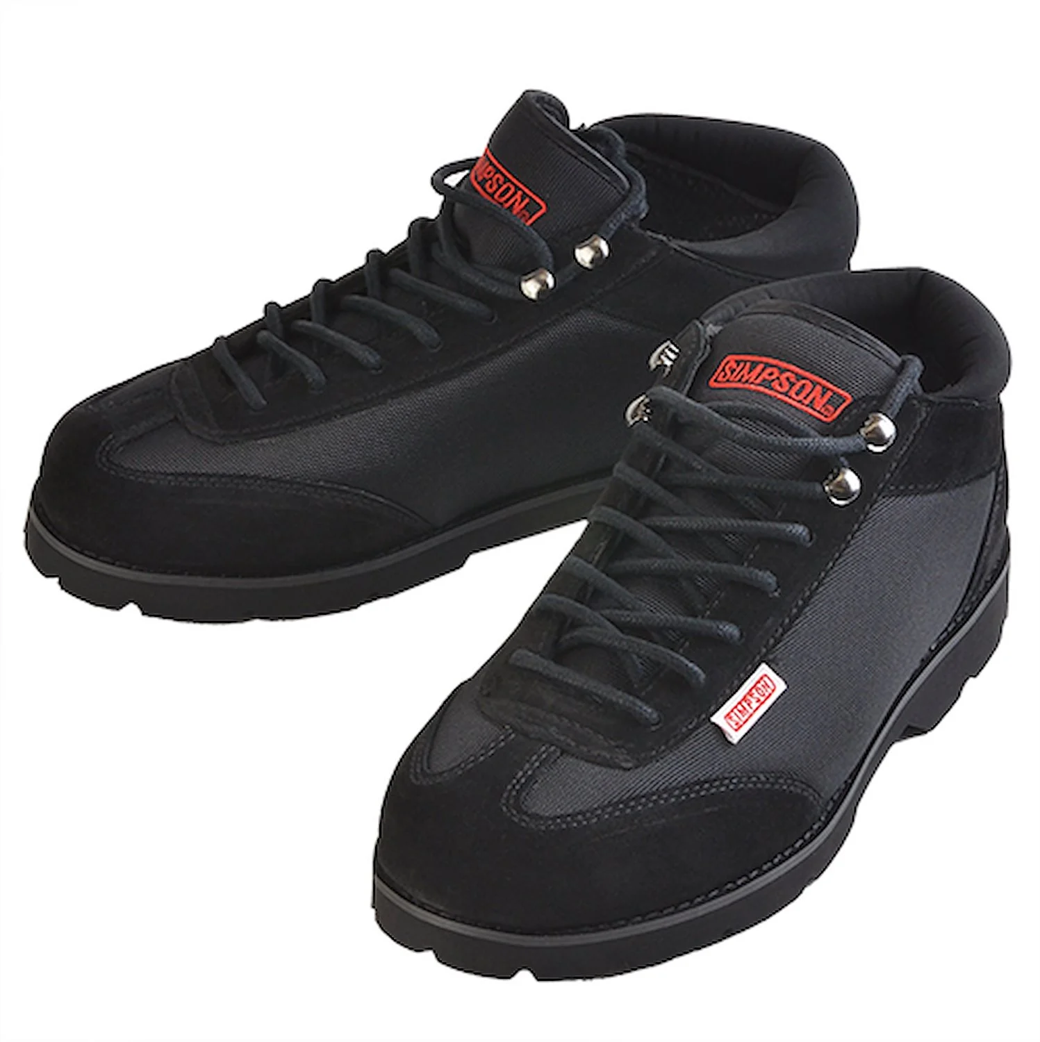 Simpson Racing Garage Crew Shoes - Black Size 5.5