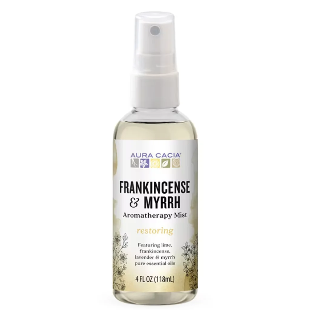 Aura Cacia Frankincense & Myrrh Aromatherapy Mist 4 Fl Oz (118 Ml)