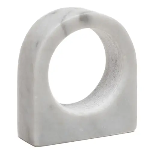 Foro Carrara Napkin Holder By Giovanni Agliottone For Mad Stone Lab, Set Of 4