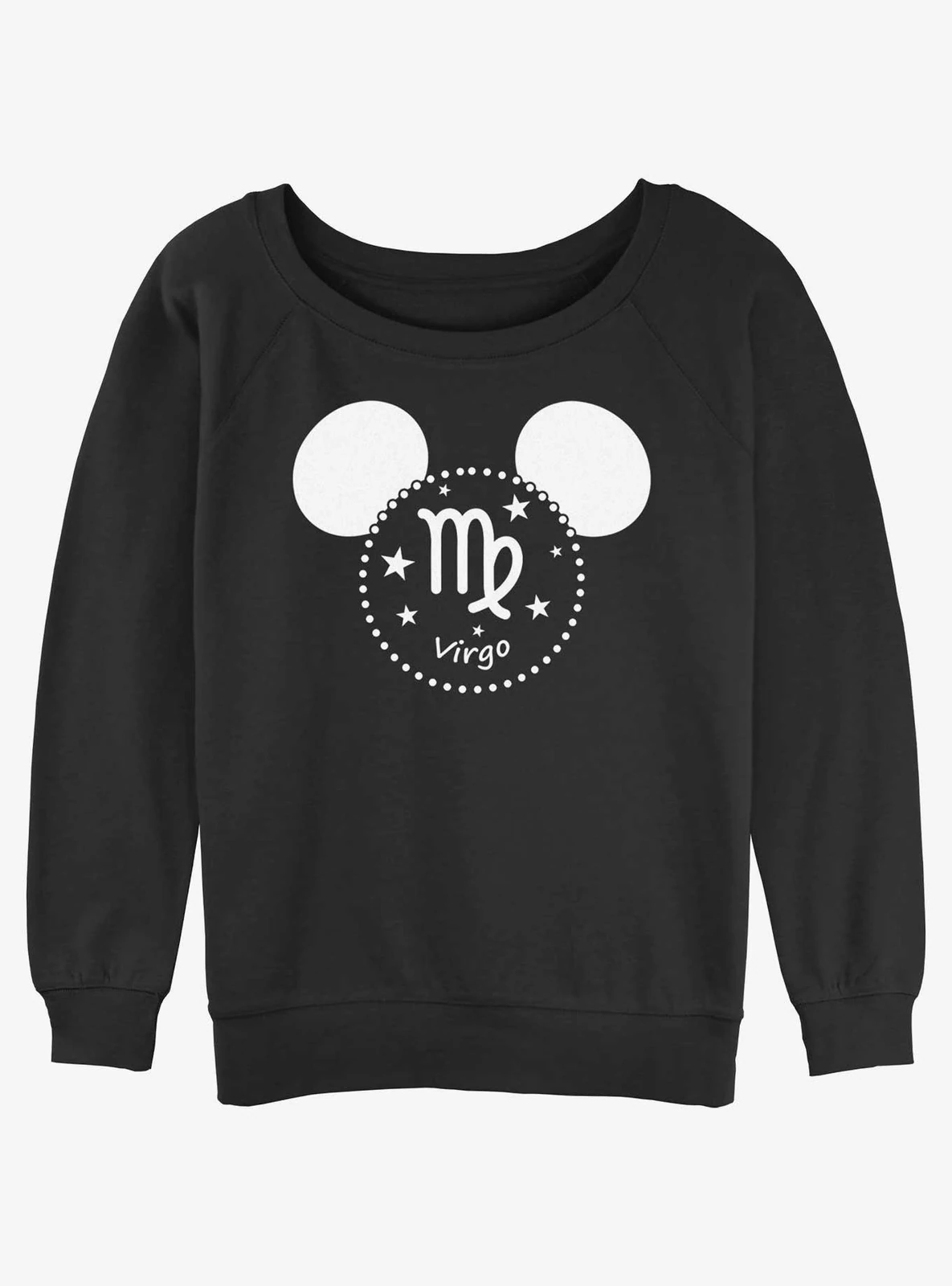 Disney Mickey Mouse Virgo Womens Slouchy Sweatshirt