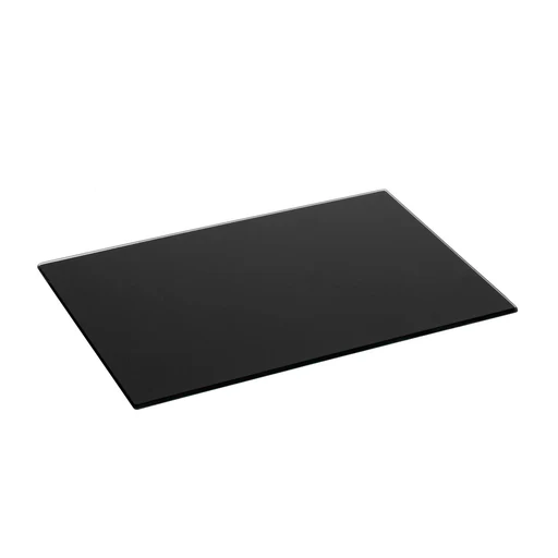 30cm X 20cm Glass Chopping Board - Black