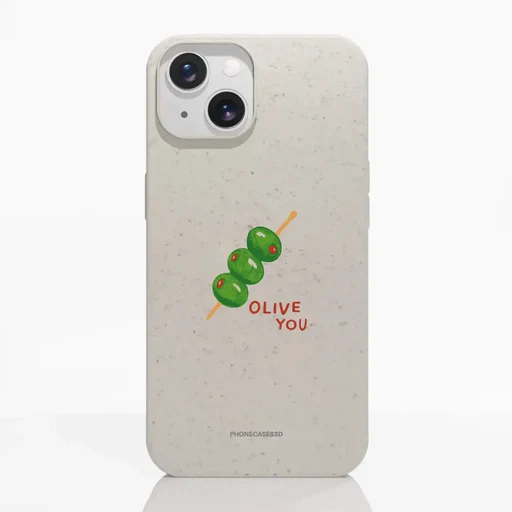 Martine Halvorsen Official Compostable Phone Case Olive You - Iphone 16 Plus