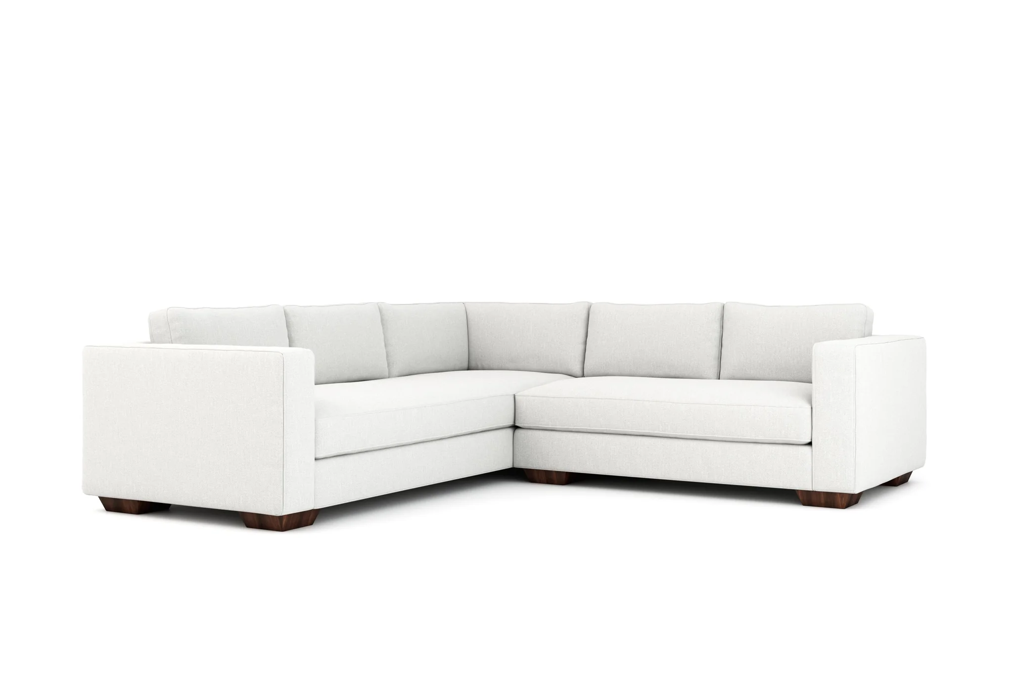 Not Called Frisco Bench Seat Corner Sectional (144" X 90",corner On Right,37") - Decide Later/structured Package/grey Wash
