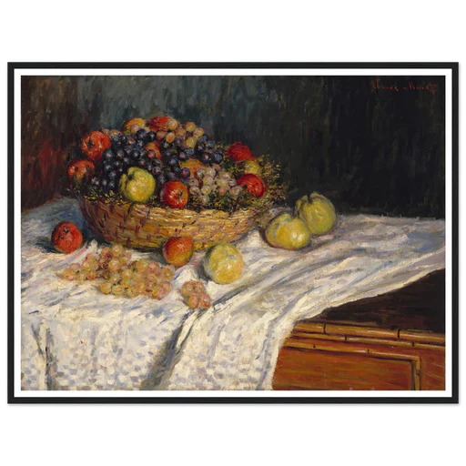 Apples And Grapes (1879-1880) Art Print