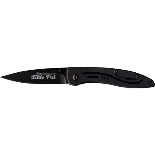 Smith & Wesson Little Pal 3 Inch Plain Black Folding Knife