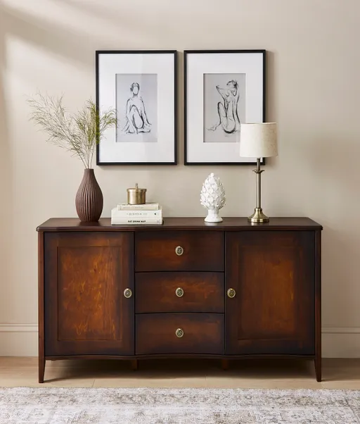Darlington Large Sideboard, Dark Stain