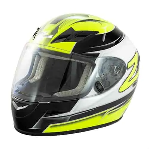 Zamp Racing H759c09s Fs-9 Motorcycle Helmet Green/black Small