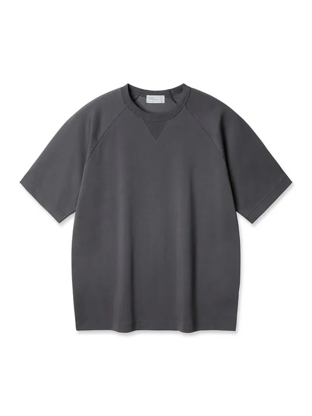 Barken Triangle Gusset Short Sleeve T-shirt (bk4207) [charcoal]