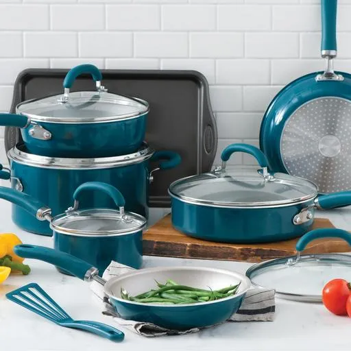 Rachael Ray Create Delicious 13-piece Aluminum Nonstick Cookware Set