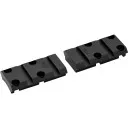 Warne Vapor Aluminum Base Set Matte Black Browning X-bolt V427/429m