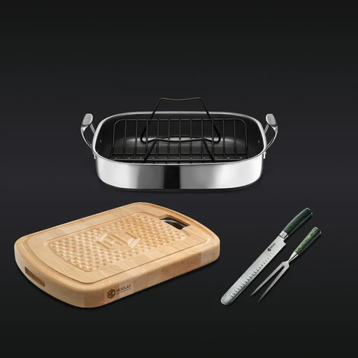 Hexclad Hybrid Carving And Roasting Set