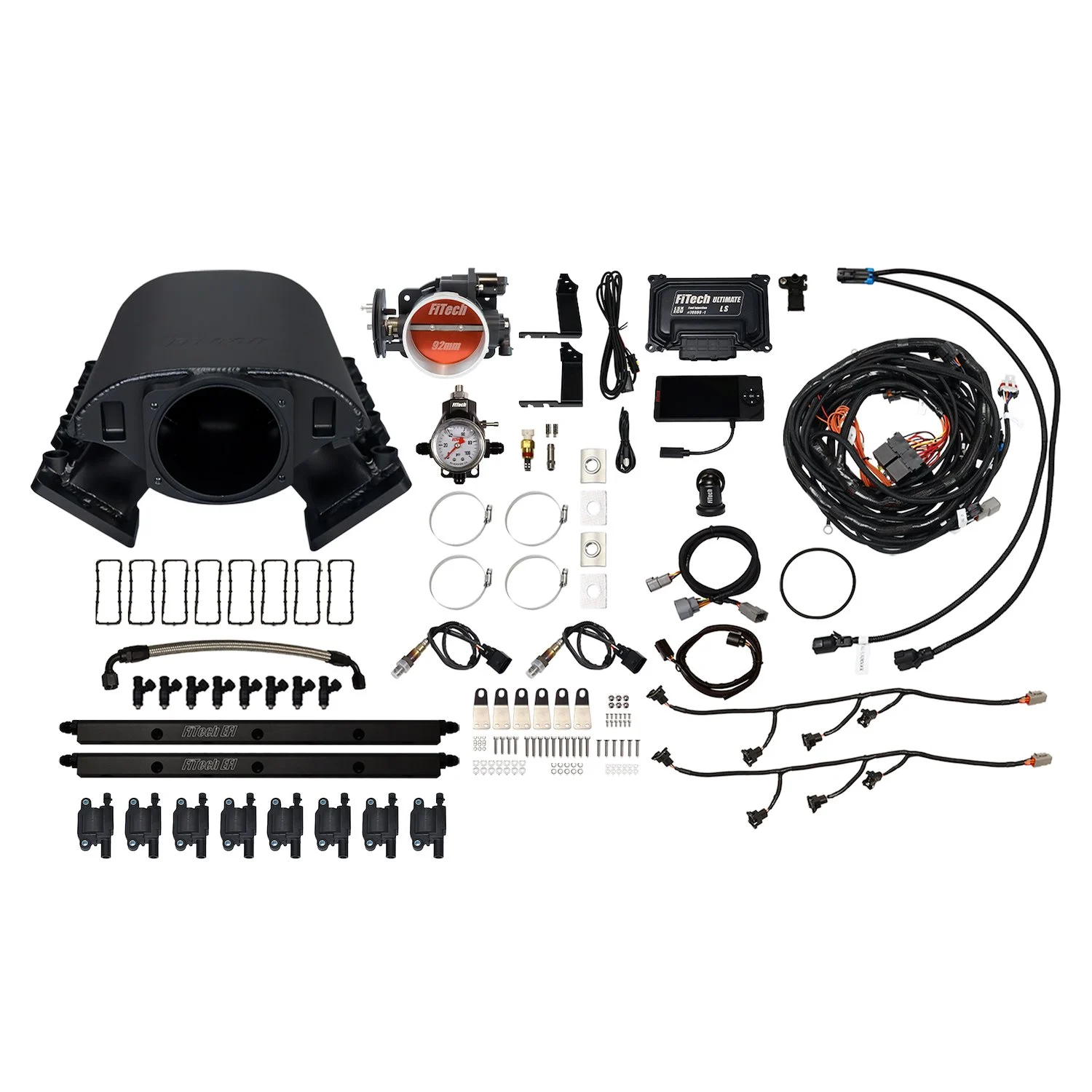Fitech 78089 Ultimate Rebel Ls 500 Hp Efi System With Ls3 Coil Pack Set