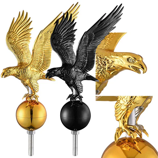 Regal Eagle Flag Pole Topper And Ball