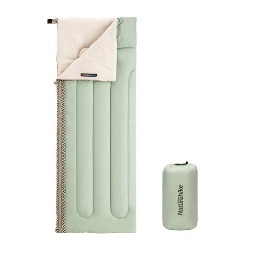 Linglong L150 3-season Sleeping Bag Green Left-zip
