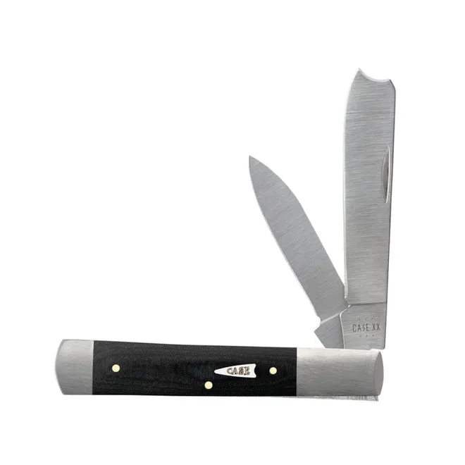 Case Smooth Black Micarta Razor