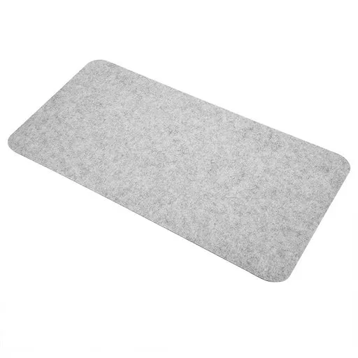 Acgam Felt Desk Mat Large Mouse Pad Computer Desk Mat - Light Gray