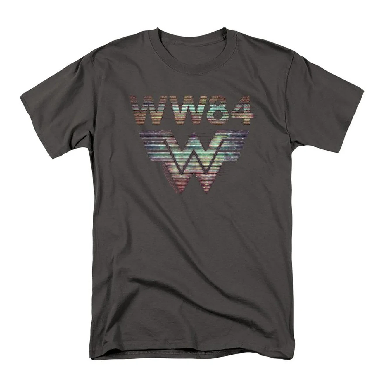 Wonder Woman 84 Static Tv Lines Short Sleeve Adult T-shirt