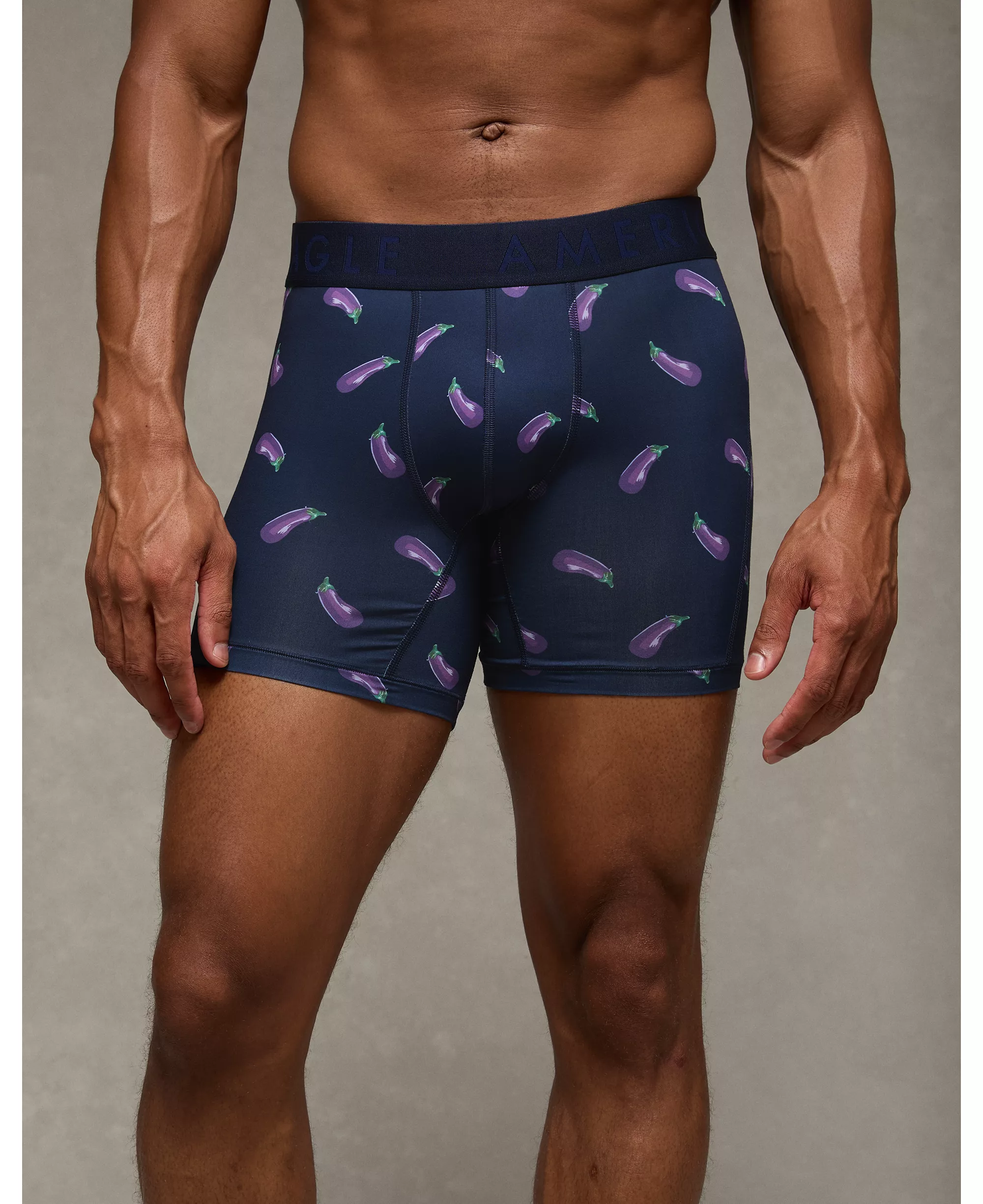 Aeo Men's Eggplant 6" Flex Boxer Brief