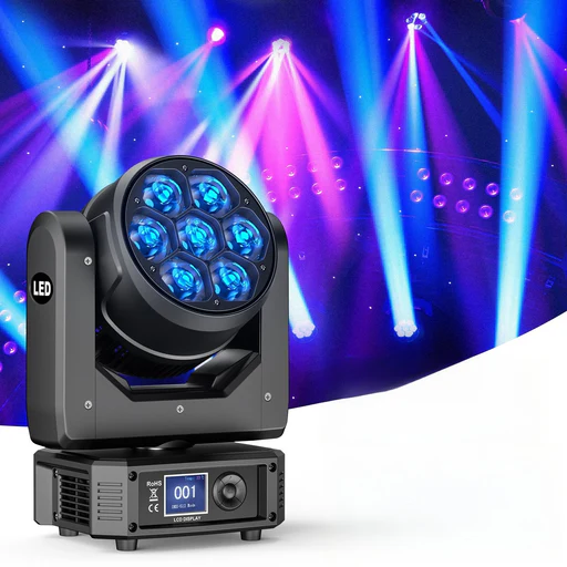 350w Led Rgbw 4-in-1 Moving Head Light -e45 - 2pcs/uk Plug