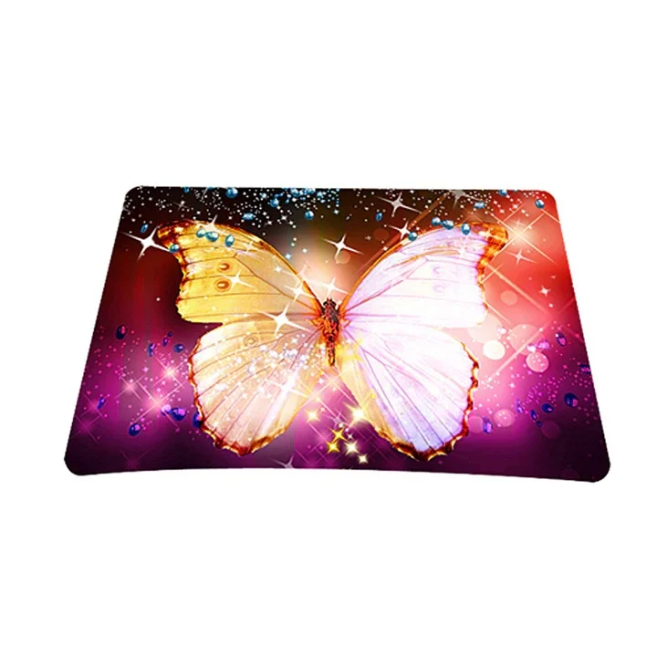 Standard 9 X 7 Inch Mouse Pad – Sparkling Butterfly