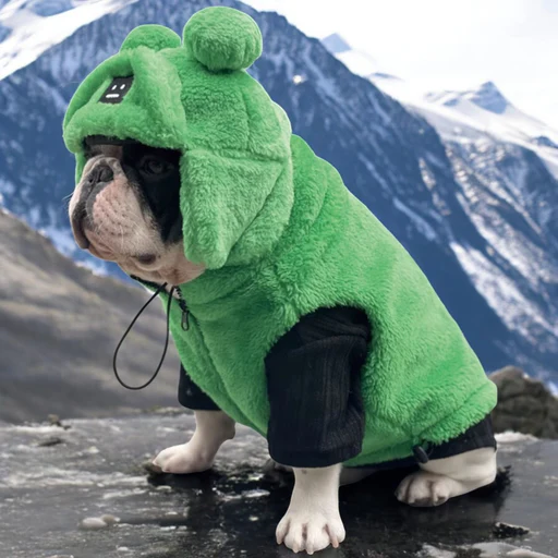 Luxurious Soft Fluffy French Bulldog Vest - Xl
