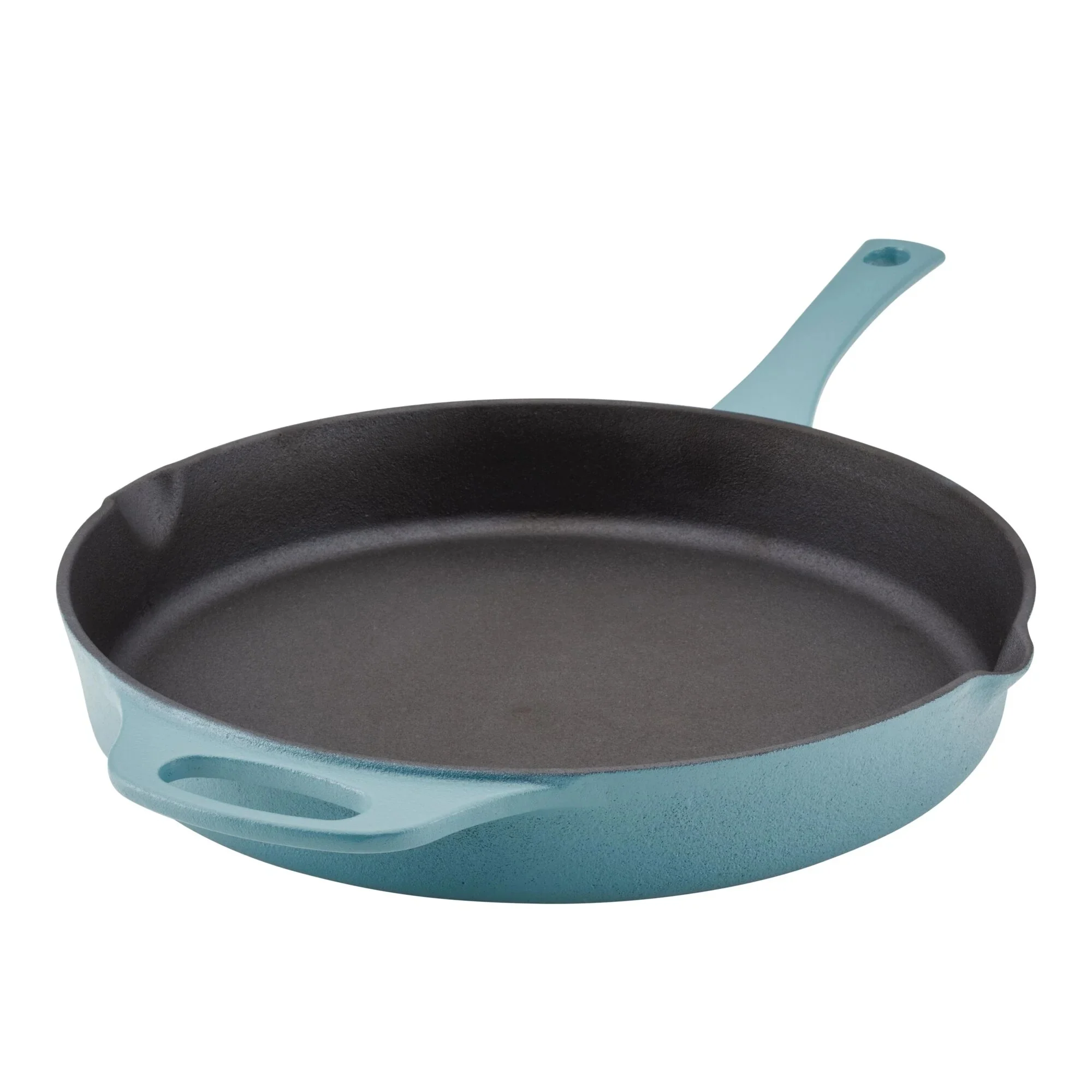 12-inch Nitro Cast Iron Skillet - Agave Blue