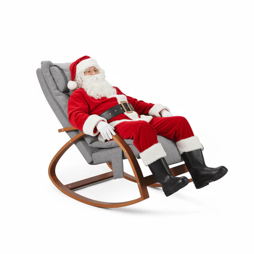Naipo Mgc-2300p Rocking Wooden Massage Chair - Brown
