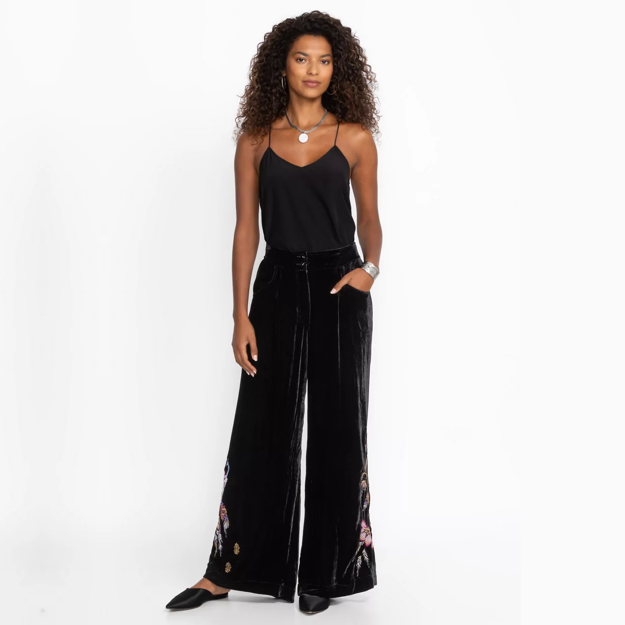 Wide Leg Pleat Pant