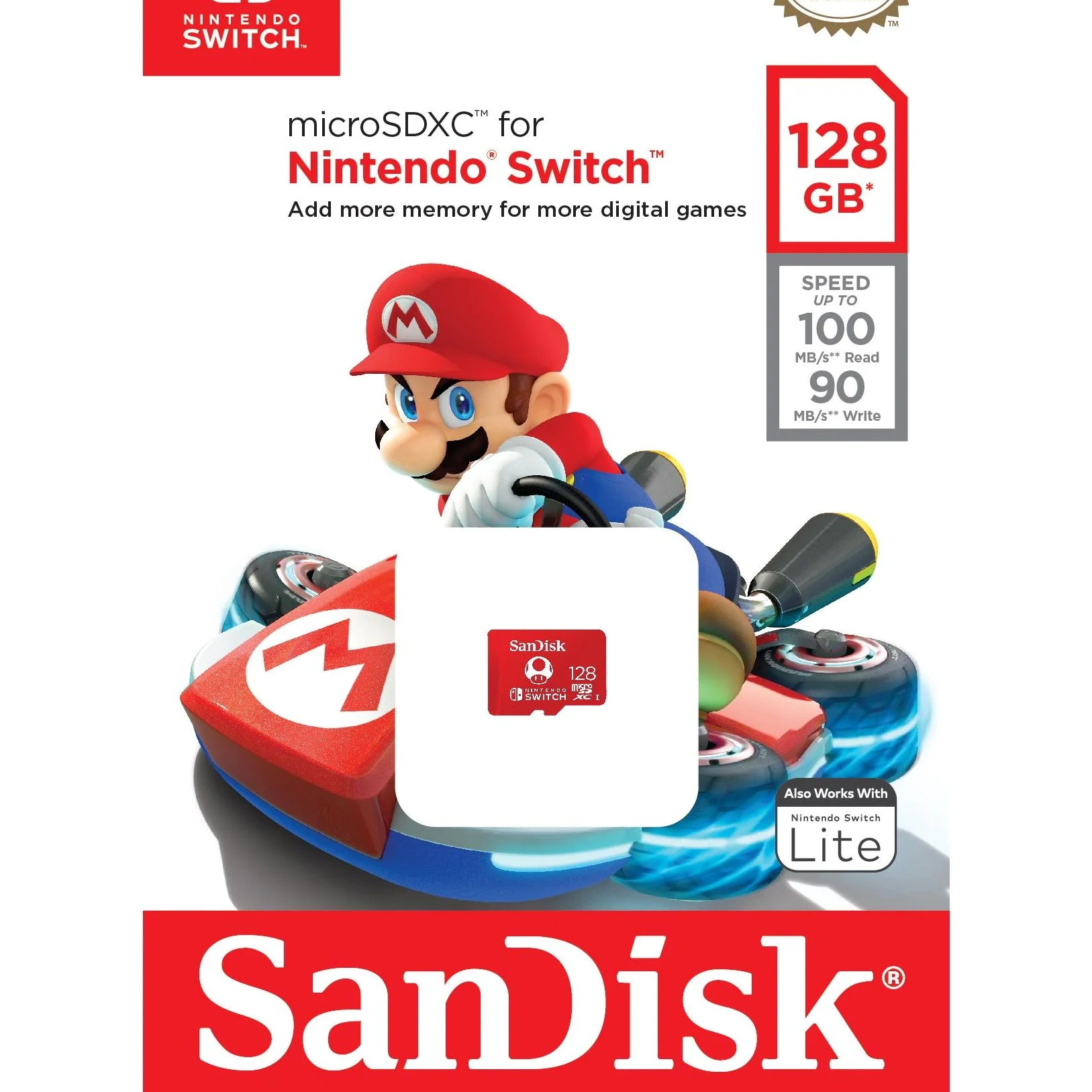Sandisk Sdsquar-128g-gn6mn Dcm 128gb 8p Msdxc R100mb/s 667x Class 10 A1 Uhs-i U1 Sandisk Ultra Micro Secure Digital Extended Capacity Card W/o Adapter