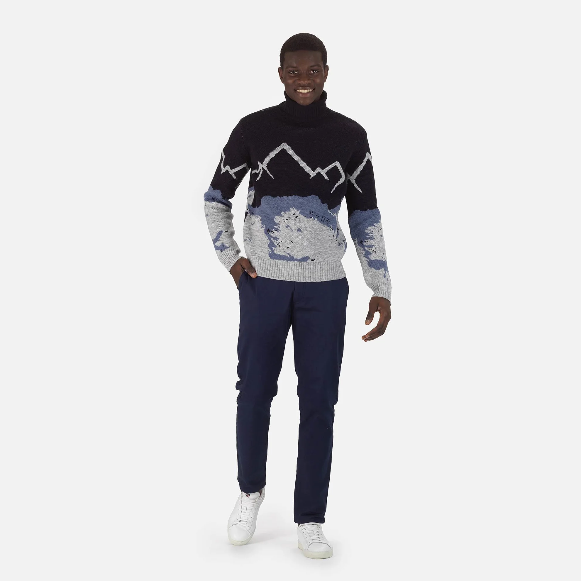 Men's Turtle Neck Knit