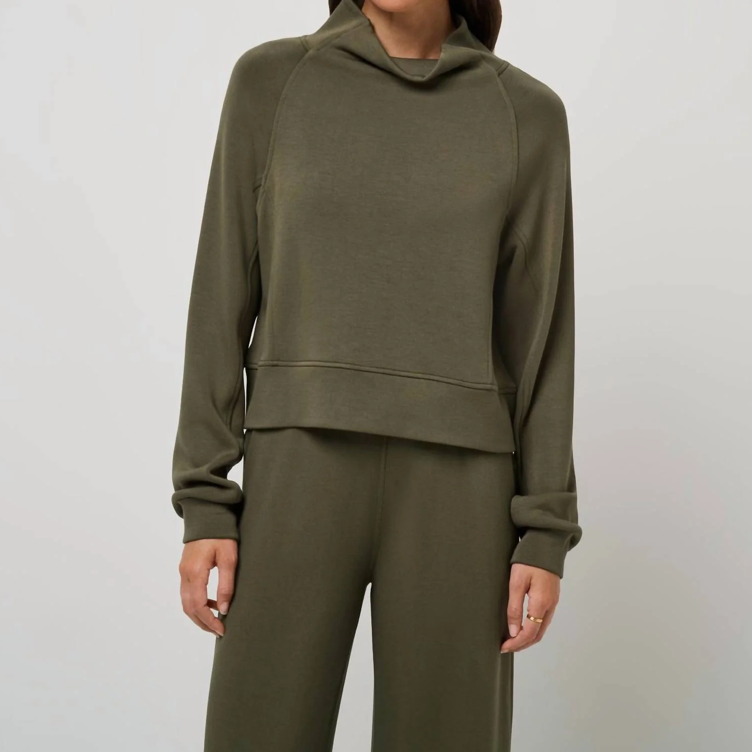 Skyloft Soft Funnel Neck Top