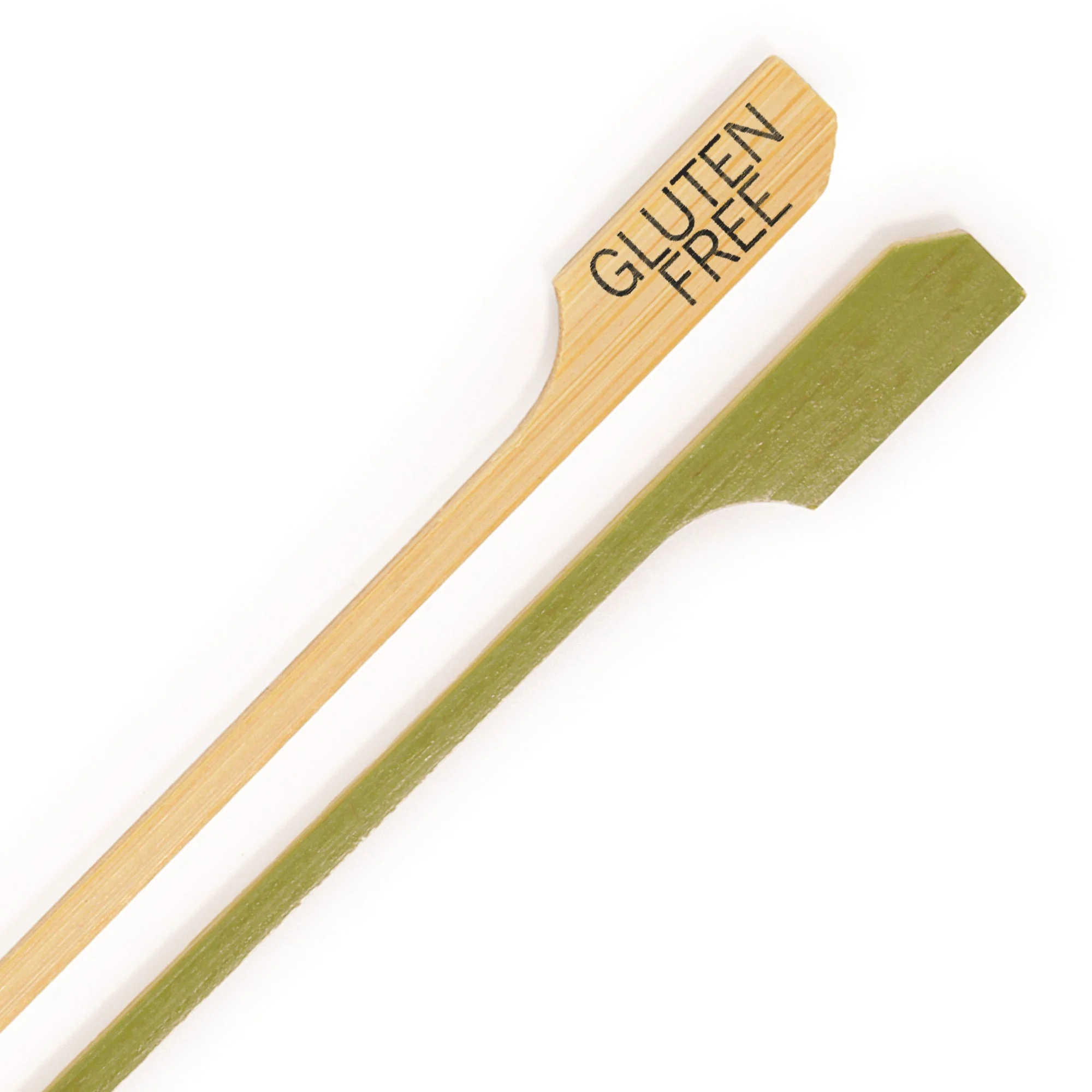 Gluten Free Paddle Bamboo Food Picks - 4.7"/1,000 Units