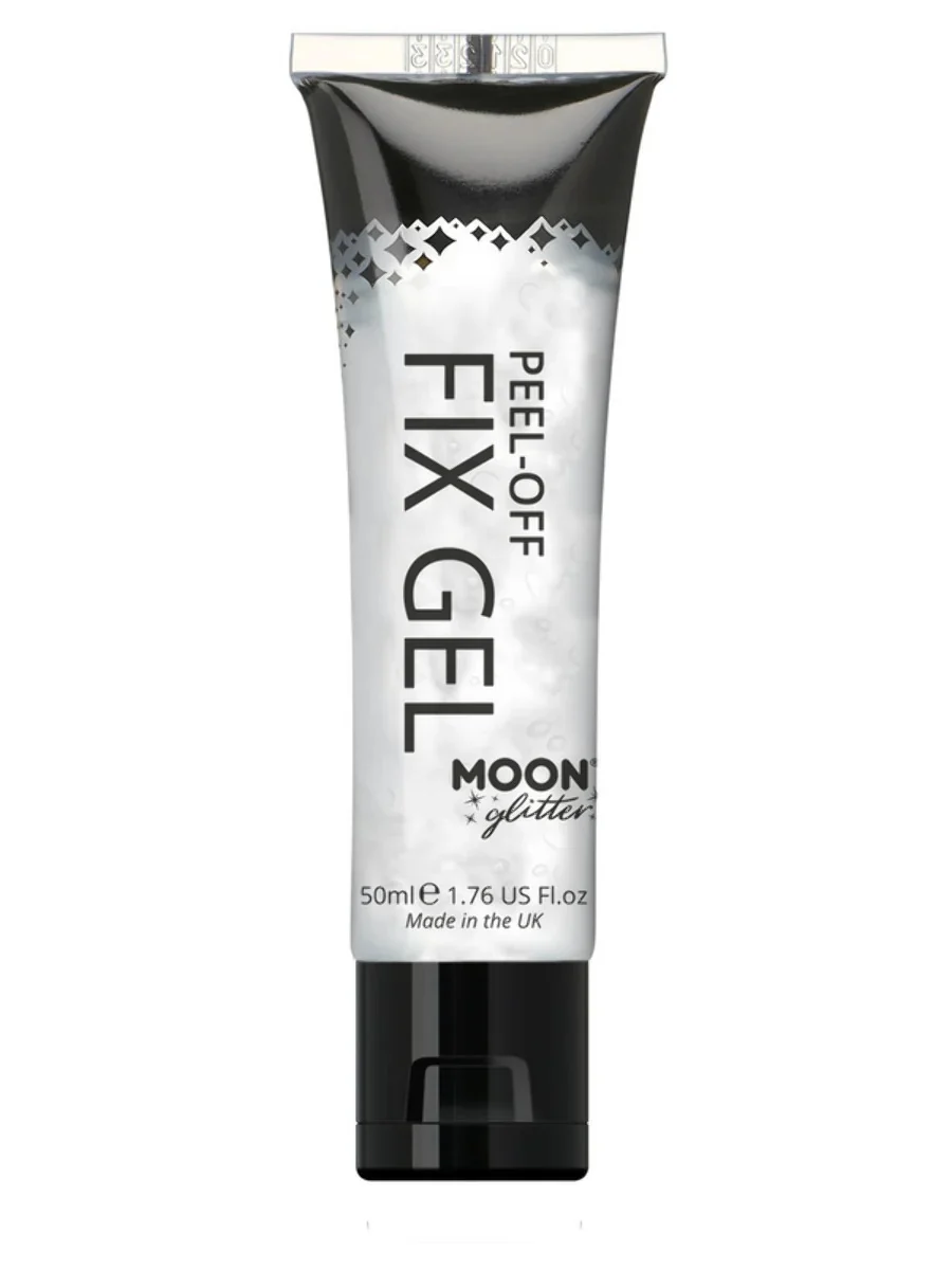 Moon Glitter Peel-off Glitter Fix Gel, Clear