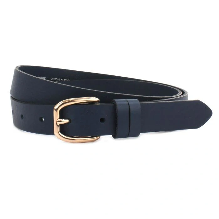 Tamsin Ladies' Leather Belt - Poppy Red S