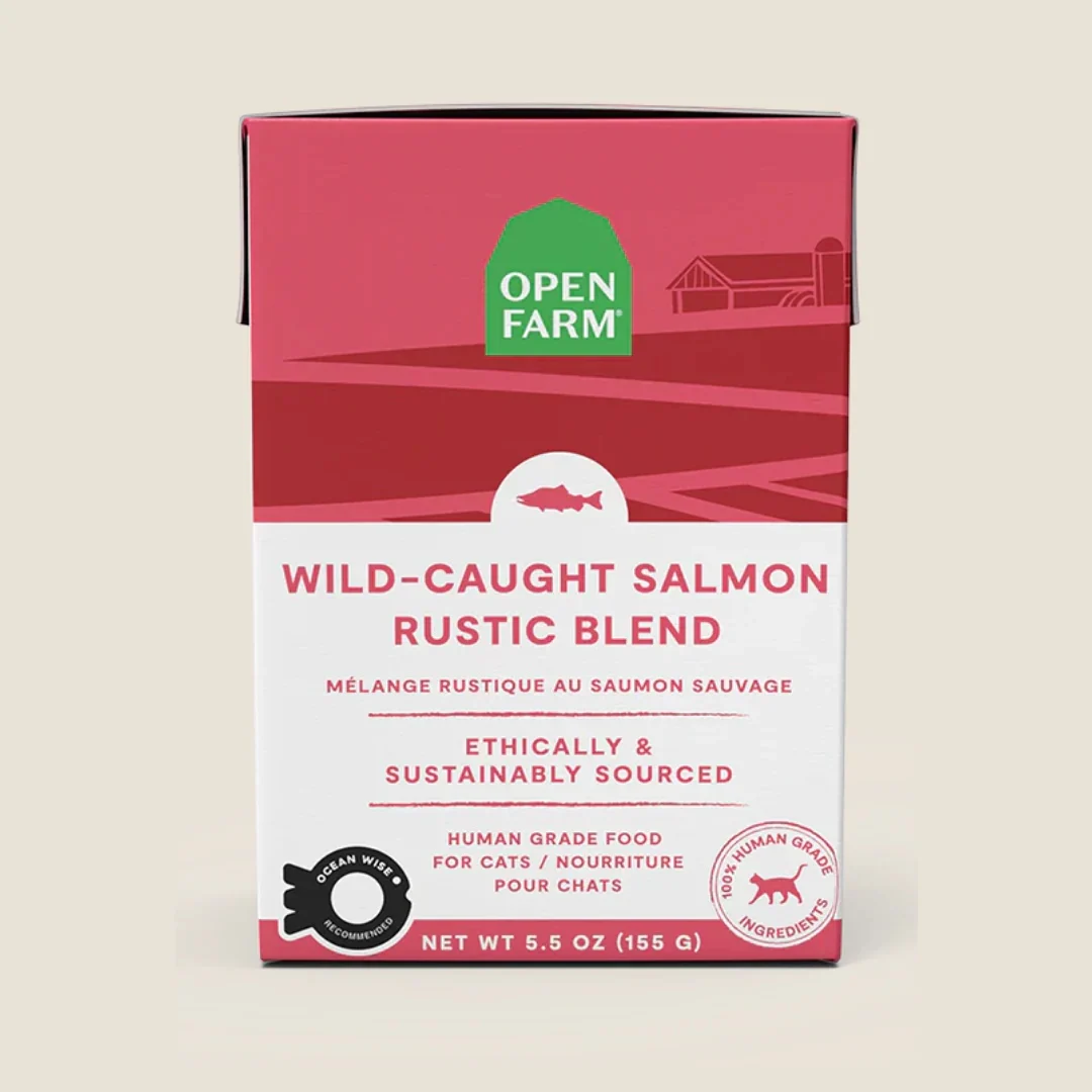 Open Farm Rustic Blend - Wild-caught Salmon Recipe For Cats