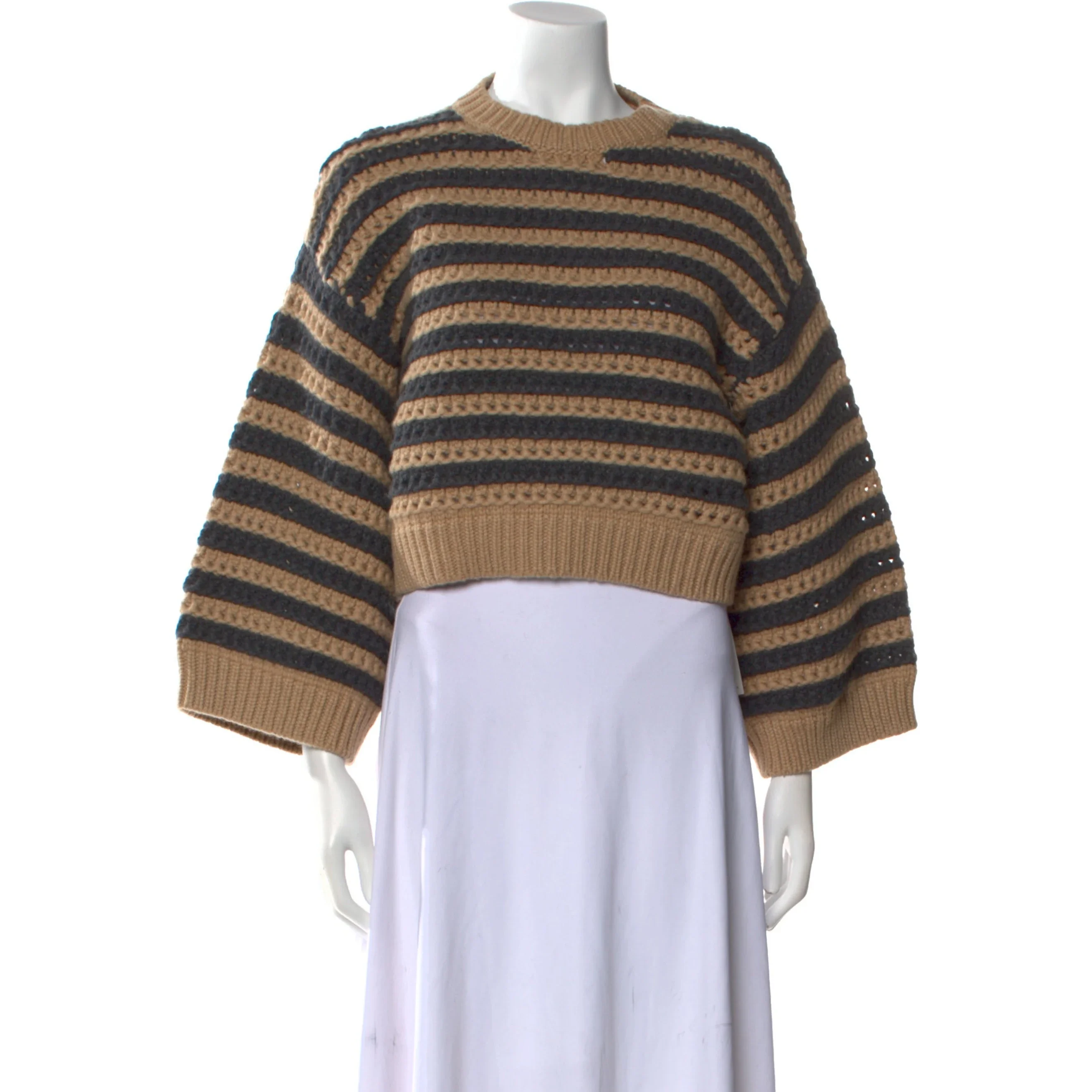 Virgin Wool Striped Sweater